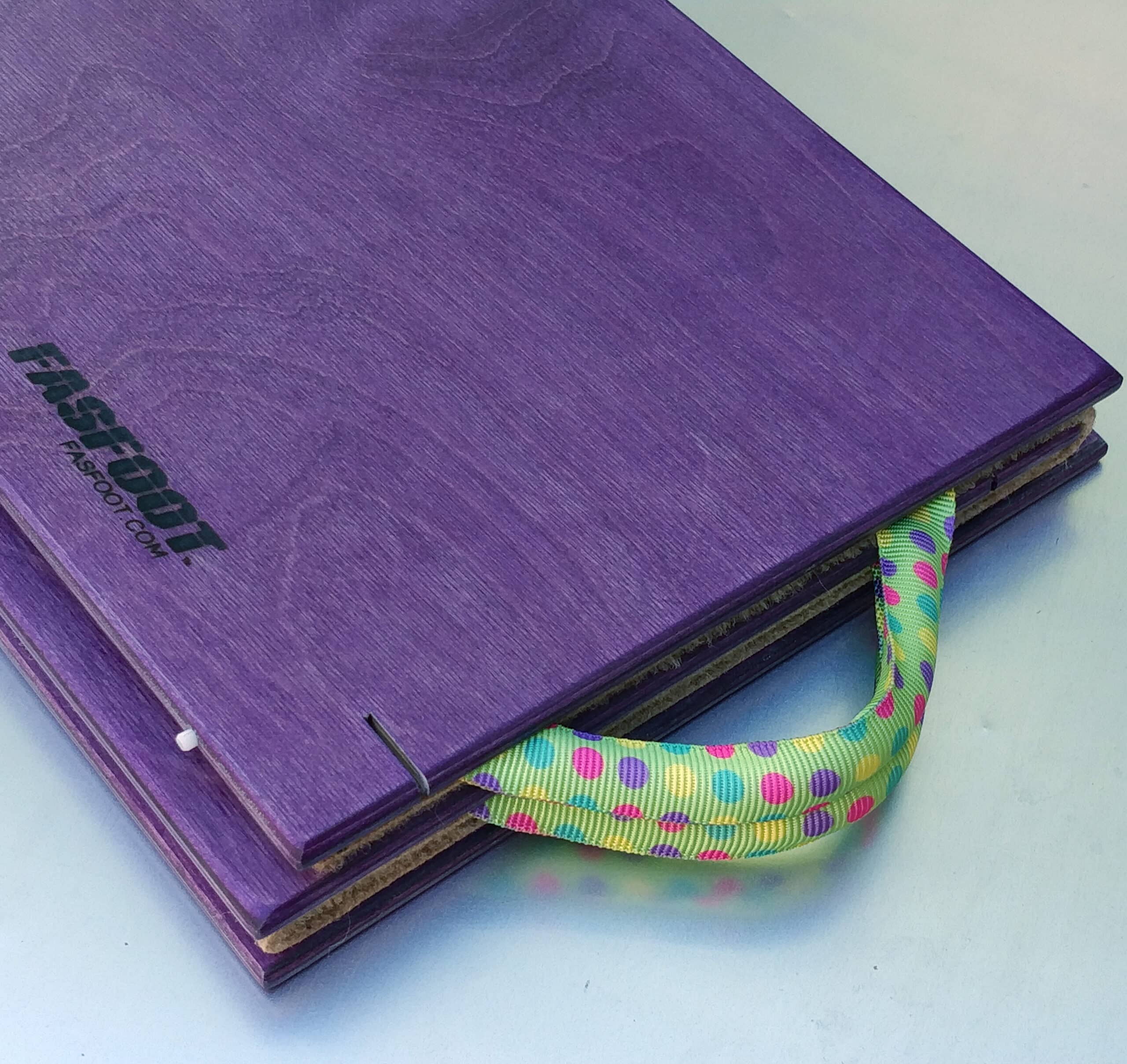 Purple FASFOOT with candy handles