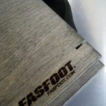 FASFOOT logo on gray floor with black handle