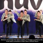Dancers performing on stage with their FASFOOT floors