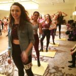 Tap dancers warming up with FASFOOT floors